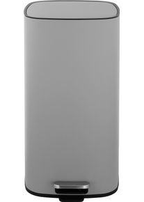 M&uuml;lleimer OTTO HOME "Keenna, Soft Close, mit verstecktem Griff", grau, B:31,6cm H:61,1cm T:36,6cm, Edelstahl, M&uuml;lleimer, M&uuml;lleimer, Treteimer f&uuml;r K&uuml;che oder Bad, Abfalleimer mit Deckel
