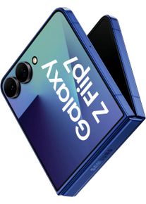 Samsung Smartphone "Galaxy Z Flip 7", Energieeffizienz: B, blau (blau shadow), 512 GB, Mobiltelefone, Smartphone