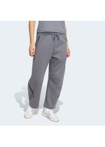 Sporthose adidas Sportswear "W Z.N.E. 78 PT", Damen, Gr. XXL, N-Gr, grau five, normal, gr., Obermaterial: 57% Polyester, 43% Baumwolle, Hosen Sporthose