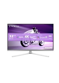 Philips OLED-Monitor "32M2N8900", Energieeffizienz: G, wei&szlig;, Monitore, H&ouml;he, Drehung, Neigung, OLED-Monitor