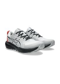 Trailrunningschuh asics "GEL-VENTURE 11", Herren, Gr. 45, concrete, rot snapper, Synthetik, Schuhe Trailrunningschuh, mit profiliertem Gummi-Laufsohlenprofil, mit AMPLIFOAM PLUS D&auml;mpfung