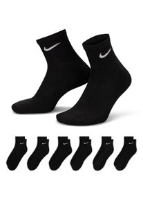 Funktionssocken Nike "U NK EVERYDAY CSH ANKL 6PR 132", Herren, Gr. M (38/41), schwarz, Obermaterial: 100% Textilmaterial, Socken Funktionssocken, f&uuml;r Fitness-Workout, mit Dri-FIT-Technologie, dicke Terry-Sohle