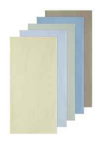 Multifunktionstuch name it "NBNOHAPPY 5P NAPPIES LNOOS", Baby, ancient water pack:pwith chambray blau, pale aqua, pear sorbet, island fossil, Jersey, Baumwolle, Modet&uuml;cher Multifunktionstuch, aus Baumwolle, bequeme Passform, im 5er-Pack
