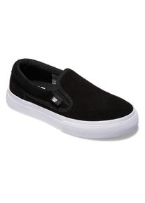 Sneaker DC Shoes "Manual SD", M&auml;dchen, Gr. 7(39), schwarz-wei&szlig; (schwarz, wei&szlig;), Obermaterial: Leder [Kuh] / Futter: Textil / Au&szlig;ensohle: Gummi., Schuhe Sneaker