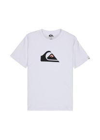 T-Shirt Quiksilver "Comp Logo", Jungen, Gr. 10, wei&szlig;, Obermaterial: 100% Baumwolle;, Shirts T-Shirt