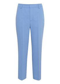 Marlene-Hose Kaffe "Hose KAsakura", Damen, Gr. 34, N-Gr, blau (ebb and flow), Obermaterial: 77% Polyester Pol. recyc.. 18% Viskose CV. 5% Elasthan EL., Hosen Marlene-Hose