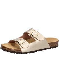 Pantolette Lico "Pantolette", Damen, Gr. 40, gold, Obermaterial: 100% Synthetik synthetic., Schuhe Pantolette