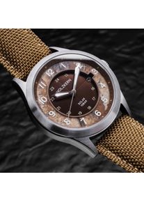 Holzkern; Orologio di legno Wildlight (diaspro Picasso/grigio), Uomo, Legno naturale