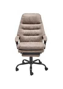 Livetastic , Schwarz, Graubraun , Kunststoff , 64x114-122x72 cm , Wippfunktion, Sitzfl&auml;che 360&deg; drehbar , B&uuml;rom&ouml;bel, B&uuml;rost&uuml;hle, Chefsessel