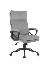 M&Ouml;BELIX M&ouml;belix , Grau , Holz, Metall, Kunststoff, Textil , Pappel , Sperrholz , 63x122x68 cm , Sitzfl&auml;che 360&deg; drehbar , B&uuml;rom&ouml;bel, B&uuml;rost&uuml;hle, Chefsessel