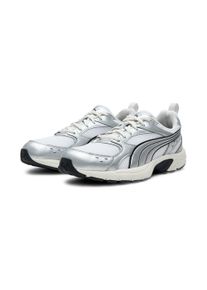 Sneaker Puma "MILENIO TECH LT", Damen, Gr. 47, Puma wei&szlig;, Puma silber, feather gray, Textil, unifarben, Schuhe Sneaker