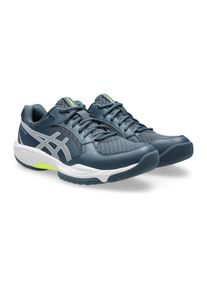 Hallenschuh asics "GEL-TASK 5", Herren, Gr. 46,5, raw indigo, wei&szlig;, Synthetik, Schuhe Hallenschuh, besonders geeignet f&uuml;r Handball und Volleyball