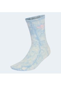 Sportsocken adidas originals "TIE DYE CR S 3P", Herren, Gr. S, sanftes wei&szlig;, wonder beige, schwarz braun 2, Obermaterial: 52% Baumwolle, 45% Polyester, 2% Elasthan, 1% Polyamid, Socken Sportsocken, f&uuml;r sportive Aktivit&auml;ten und Laufen, mit Batikf&auml;rbetechnik