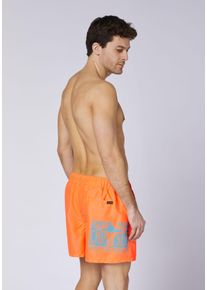 Badeshorts Chiemsee, Herren, Gr. M (48/50), orange (shocking orange), 100% Polyester, Badehosen Badeshorts
