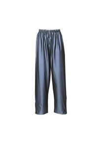 Regen- und Matschhose TERRAX WORKWEAR "PU-Stretch", Damen, Gr. XL, US, blau, Obermaterial: 58% Polyamid PA. 42% Polyurethan PU., Hosen Regen- und Matschhose