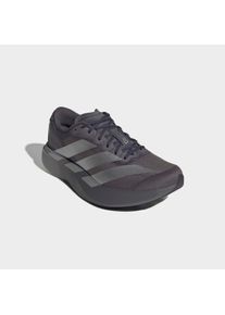 Laufschuh adidas Performance "adizero Evo SL M", Herren, Gr. 46,5, grau strata, silber metallic, light granite, Textil, Schuhe Laufschuh, angelehnt an das Design vom Adios Pro Evo