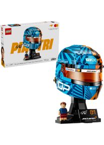 Konstruktionsspielsteine Lego "McLaren Mastercard F1 Team Oscar Piastri Helm (43017)", blau, Spielbausteine, Kinder, Kunststoff, Konstruktionsspielsteine, Lego Editions Formular 1