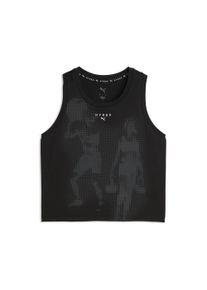 Tanktop Puma "W X HYROX CLOUDSPUN THERMOADAPT CROP TANK", Damen, Gr. XS, Puma schwarz, Jersey, Obermaterial: 94% Polyester, 6% Elasthan, regular fit kurz, Rundhals, Tops Tanktop, Regular Fit, &auml;rmellos, f&uuml;r Fitnessaktivit&auml;ten