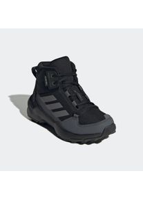Wanderschuh adidas terrex "AX4R MID RAIN.RDY", Jungen, Gr. 38, schwarz (cschwarz, grefou, grausix), Synthetik, Textil, Schuhe Wanderschuh, wasserdicht