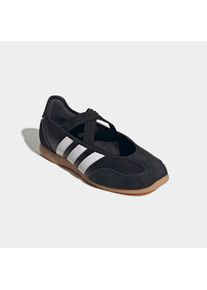 Sneaker Ballerinas adidas Sportswear "BARREDA MARY JANE", Damen, Gr. 39, schwarz-wei&szlig; (core schwarz, ftwr wei&szlig;, carbon), Leder, Schuhe Sneaker Ballerinas