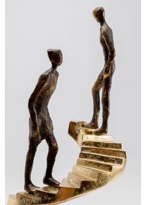 Dekoobjekt KARE DESIGN "Stairway", gold, B:14cm H:41cm T:14cm, Kupfer, Dekofiguren, Dekoobjekt, verschiedene Gr&ouml;&szlig;en