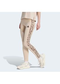 Leggings adidas Sportswear "W AOP 3S LEG", Damen, Gr. XXL, N-Gr, crystal linen, multicolor, crystal linen, normal, gr., Obermaterial: 90% Baumwolle, 10% Elasthan, Hosen Leggings