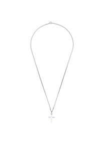 Kreuzkette Smart Jewel "Kette mit Kreuz - Anh&auml;nger, Silber 925", silber, Halsketten, Herren, Silber 925 (Sterlingsilber), Kreuzkette