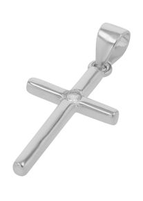 Adelia&acute;s Kreuzanh&auml;nger ADELIA&acute;S "Damen Anh&auml;nger &iquest; Kreuz Kreuzanh&auml;nger aus 925 Silber mit Zirkonia", silber, Schmuckanh&auml;nger, Damen, Kreuzanh&auml;nger