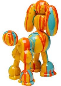 Dekofigur KARE DESIGN "Dog Holi 17cm", mehrfarbig, B:16cm H:17cm T:9,5cm, Polyresin, Dekofiguren, Dekofigur