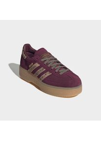 Sneaker adidas originals "HANDBALL SPEZIAL BOLD W", Damen, Gr. 43, maroon, magic beige, olive strata, Leder, Schuhe Sneaker