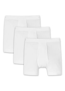 Boxershorts Schiesser "Slip Essentials 3P 3er Pack", Herren, Gr. XL, wei&szlig;, Obermaterial: 100% Baumwolle CO., Unterhosen Boxershorts