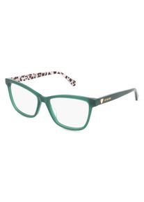 Love Moschino Moschino MOL632 okulary d&aacute;msk&eacute; | Oprawka: Pełnoramkowe, Prostokątne, Zielony