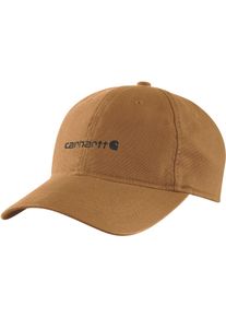 Carhartt Canvas Embroidered Graphic, cap , color: Brown/Black , size: One Size