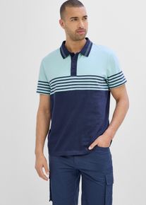 Polo in puro cotone biologico, Blu, Taglia 44/46 (S), bonprix