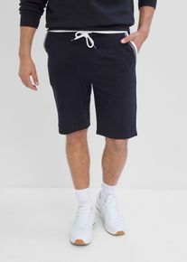Bermuda in felpa di puro cotone, Nero, Taglia 60/62 (XXL), bonprix