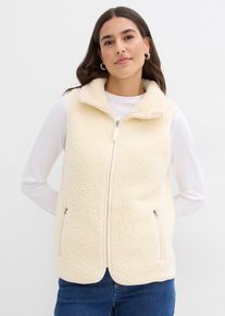 Gilet teddy, Beige, Taglia 50/52 (L), bonprix