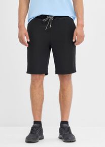Pantaloni corti sportivi ad asciugatura rapida, Nero, Taglia 60/62 (XXL), bonprix