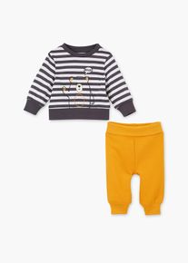 Felpa e pantaloni in felpa di puro cotone biologico (set 2 pezzi), Bianco, Taglia 56, bonprix