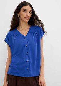 Maglia in piquet di viscosa, Blu, Taglia 58/60 (XXL), bonprix