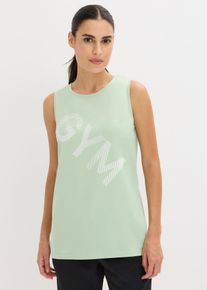 Top per sport ad asciugatura rapida, Verde, Taglia 46/48 (M), bonprix