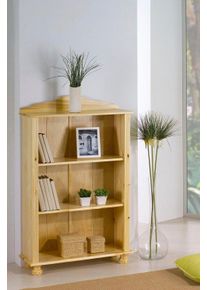 M&ouml;bilia B&uuml;cherregal M&Ouml;BILIA, beige (natur), B:77cm H:116cm T:30cm, Massivholz, Regale, B&uuml;cherregal, gefertigt aus massivem Kiefernholz