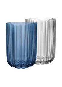 Villeroy & Boch Dekovase VILLEROY & BOCH "Vasen Fleur 22,5 cm 2er Set bunt", bunt, Vasen, Dekovase