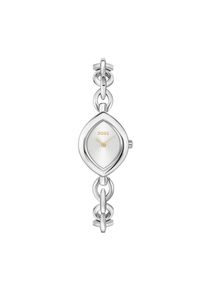 Quarzuhr BOSS "FIORA", silberfarben, Armbanduhren, Damen, Quarzuhr, Armbanduhr, Damenuhr, Edelstahlarmband, analog