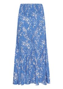 Midirock Cream "Casual CRTIAH", Damen, Gr. 44, blau (blau toile), Obermaterial: 100% Viskose CV., R&ouml;cke Midirock