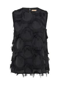 Blusentop Culture "&Auml;rmellose Bluse CUjavina", Damen, Gr. XS, schwarz, Obermaterial: 100% Polyester PES., Blusen Blusentop