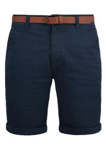 !Solid Chinoshorts SOLID "Chinoshorts SDMontijo", Herren, Gr. M, N-Gr, blau (insignia b), Obermaterial: 98% Baumwolle CO. 2% Elasthan EL., Hosen Chinoshorts