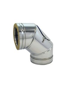 Bertrams Dw Segmentbogen 22SB90-600 600 mm, 90&deg;, mit Reinigungsverschluss VD