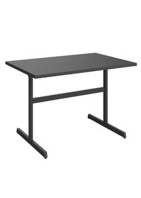 Ambia Garden Gartentisch, Anthrazit, Metall, rechteckig, Flachrohr, 80x74x120 cm, platzsparend, Gartenm&ouml;bel, Gartentische, Gartentische