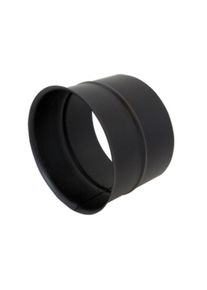 Bertrams ST-Pu Wandfutter 08WFE300 &Oslash; 300 mm, einfach, 120 mm lang, 1 mm, pulverbeschichtet, schwarz