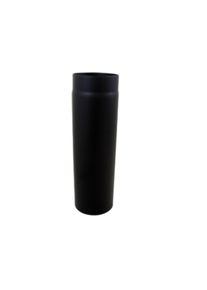 Bertrams ST-Pu Rauchrohr 08RL500-225L 500 mm, &Oslash; 225 mm, pulverbeschichtet, schwarz